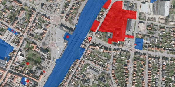 Jordforureningskort på Frederiksgade 2, 4800 Nykøbing F