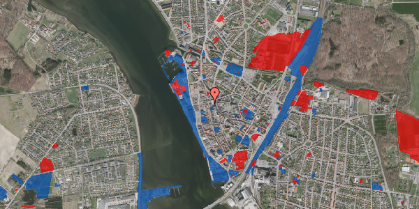 Jordforureningskort på Langgade 1, 4800 Nykøbing F