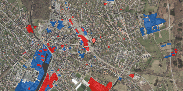 Jordforureningskort på Adelsvej 7, 4700 Næstved