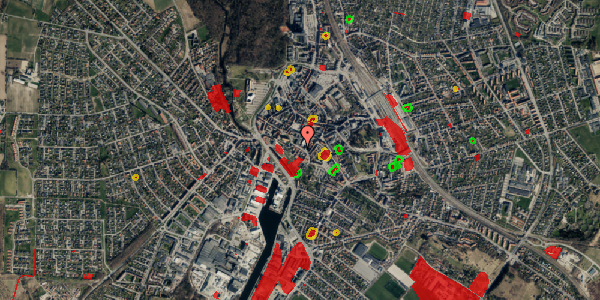 Jordforureningskort på Købmagergade 10, 2. 1, 4700 Næstved