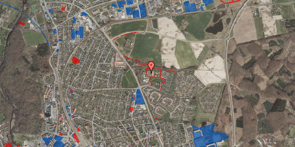 Jordforureningskort på Skovburren 125, 4700 Næstved