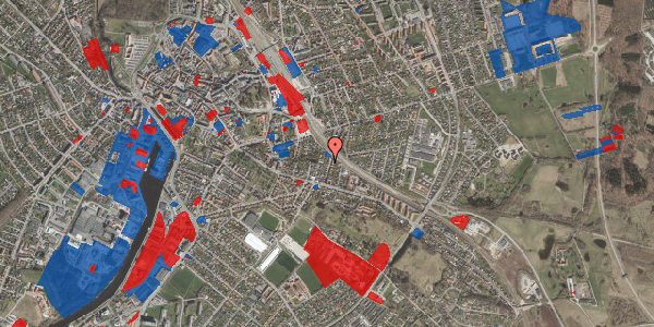 Jordforureningskort på Thorsvej 21, 4700 Næstved