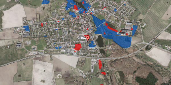 Jordforureningskort på Skovvej 13B, 4990 Sakskøbing