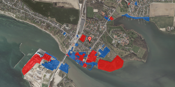 Jordforureningskort på Chr Mathiesensgade 14, 4760 Vordingborg