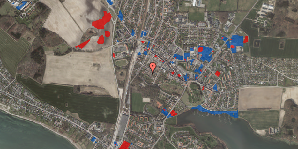 Jordforureningskort på Heibergsvej 23, 4760 Vordingborg