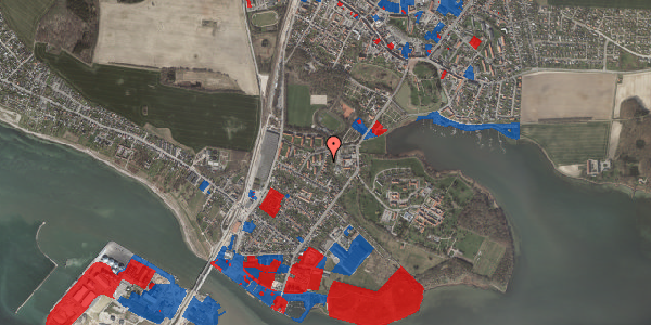 Jordforureningskort på Mosebakken 14, 4760 Vordingborg