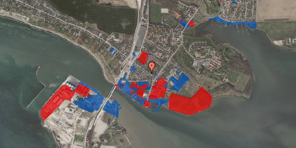 Jordforureningskort på Volmersgade 5, 4760 Vordingborg