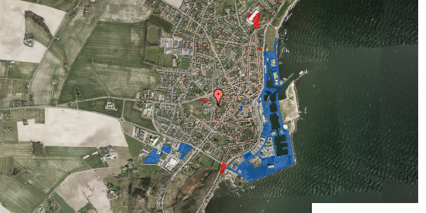 Jordforureningskort på Damgade 6, 3730 Nexø