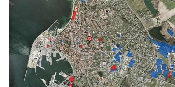 Jordforureningskort på Dampmøllegade 10, 3700 Rønne