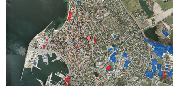 Jordforureningskort på Dampmøllegade 17, 3700 Rønne