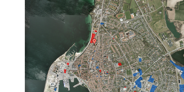 Jordforureningskort på Kajstræde 8, 3700 Rønne