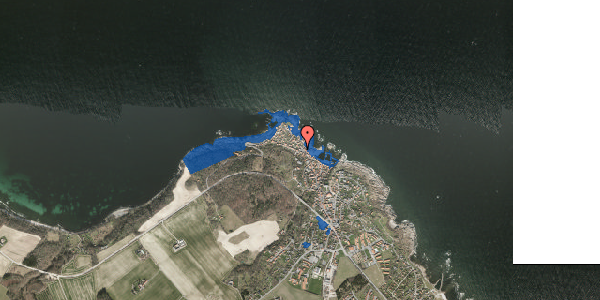 Jordforureningskort på Løkkegade 2, 3760 Gudhjem