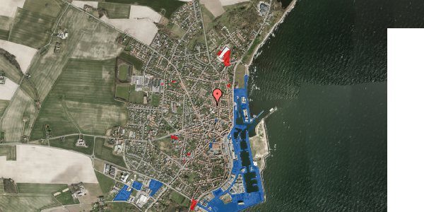 Jordforureningskort på Mortensgade 6, 3730 Nexø