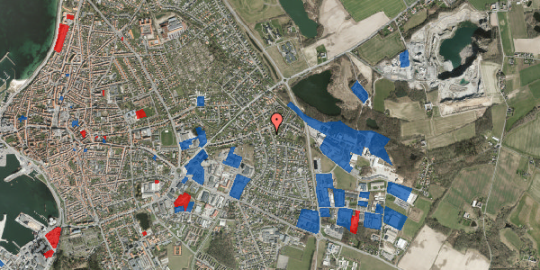 Jordforureningskort på Ydunsvej 33, 3700 Rønne