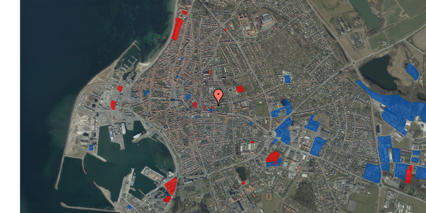 Jordforureningskort på Østervoldgade 18, 3700 Rønne