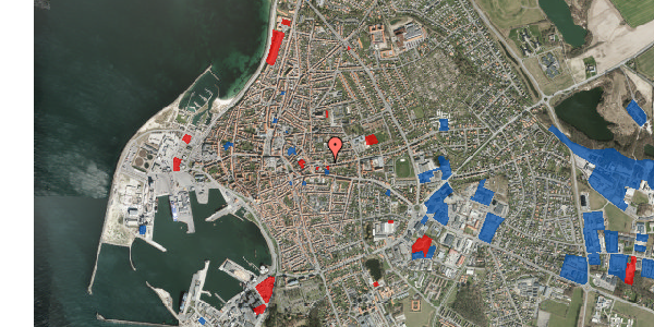 Jordforureningskort på Østervoldgade 19, 3700 Rønne