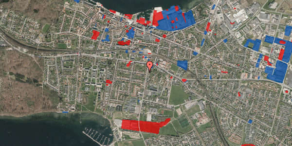 Jordforureningskort på Østre Hougvej 14, 5500 Middelfart