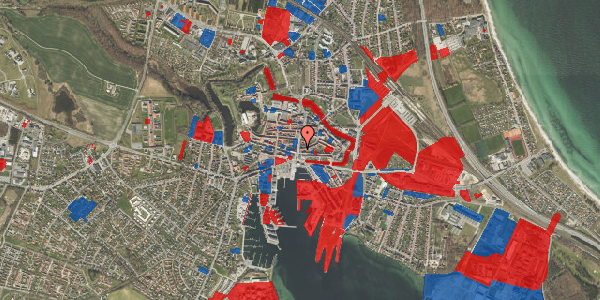 Jordforureningskort på Adelgade 5, st. tv, 5800 Nyborg