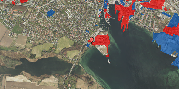 Jordforureningskort på Ansgarsvej 8B, 5800 Nyborg