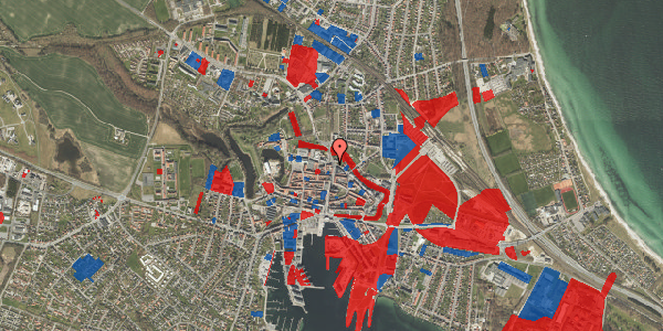 Jordforureningskort på Baggersgade 9, 2. th, 5800 Nyborg