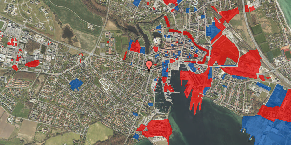 Jordforureningskort på Bakkevej 1, 5800 Nyborg