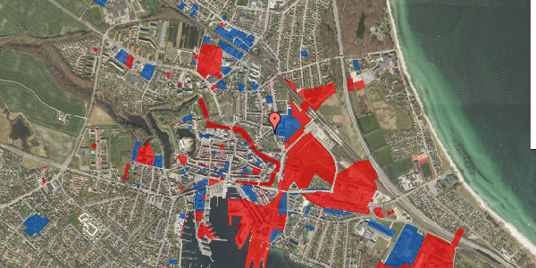 Jordforureningskort på Birkhovedvej 14, 5800 Nyborg