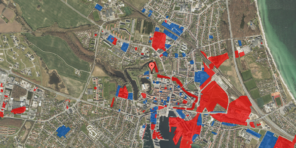 Jordforureningskort på Blegdamsgade 4, 1. 5, 5800 Nyborg