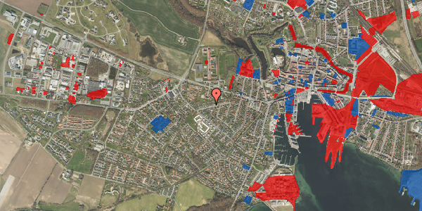 Jordforureningskort på Bøgevej 28, 5800 Nyborg