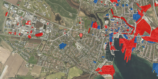 Jordforureningskort på Bøgevej 36, 5800 Nyborg