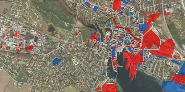 Jordforureningskort på Carlsmindevej 14, 5800 Nyborg