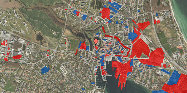 Jordforureningskort på Dronningensvej 15, 5800 Nyborg