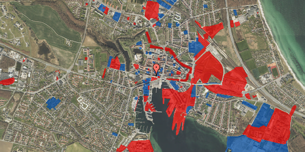 Jordforureningskort på Dronningensvej 16, 1. th, 5800 Nyborg