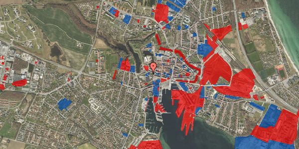 Jordforureningskort på Dronningensvej 38, 5800 Nyborg