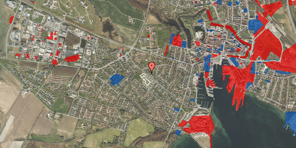 Jordforureningskort på Egevej 21, 5800 Nyborg