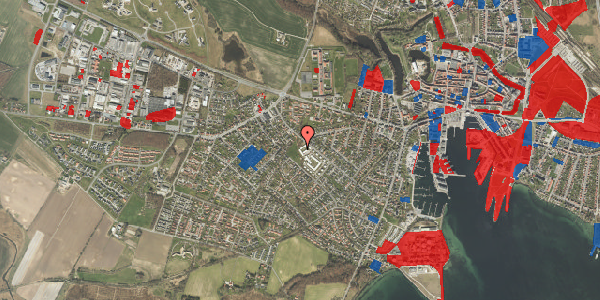 Jordforureningskort på Egevej 34, 5800 Nyborg