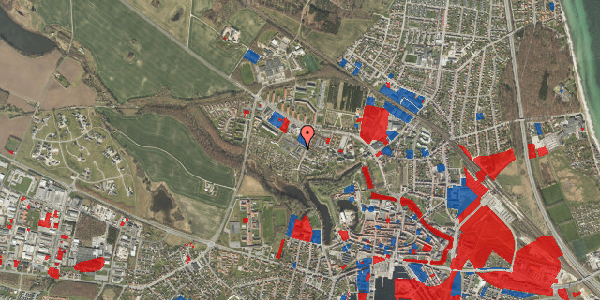 Jordforureningskort på Helgetoftevej 14B, 5800 Nyborg