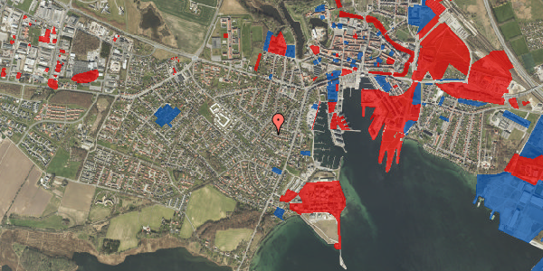 Jordforureningskort på Holms Alle 17, 5800 Nyborg