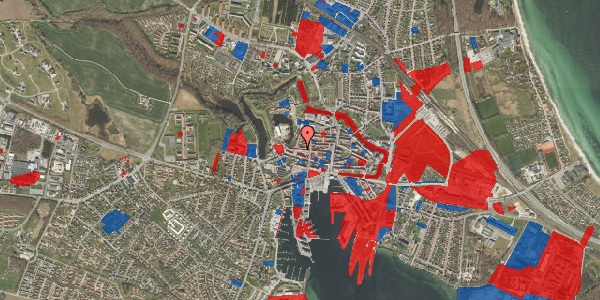 Jordforureningskort på Kongegade 2A, 1. th, 5800 Nyborg