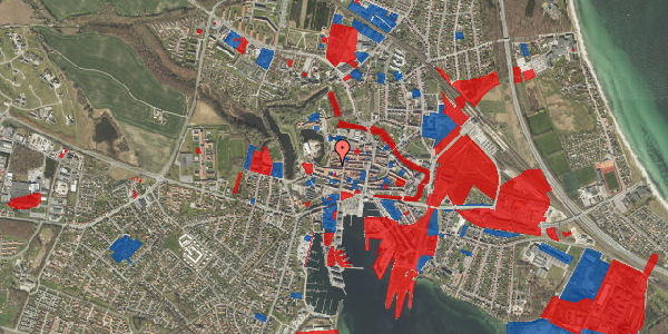 Jordforureningskort på Kongegade 3, 5800 Nyborg