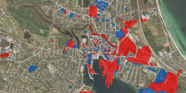 Jordforureningskort på Kongegade 8, 1. th, 5800 Nyborg