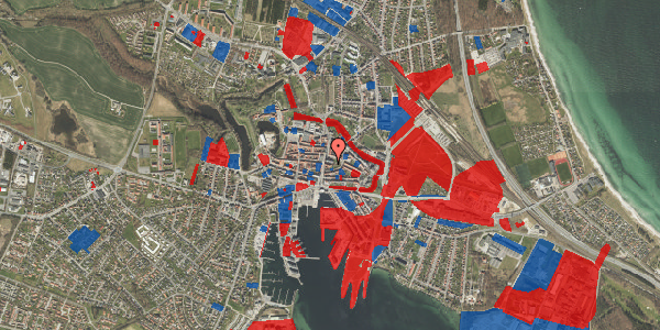 Jordforureningskort på Korsbrødregade 4, 5800 Nyborg