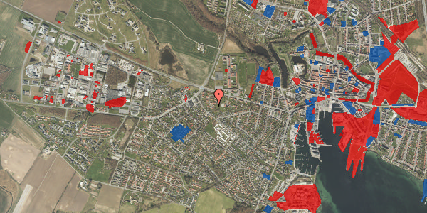 Jordforureningskort på Lærkeparken 12, 5800 Nyborg