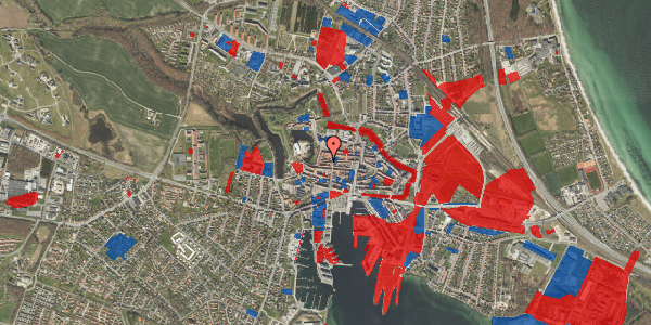 Jordforureningskort på Mellemgade 6, 5800 Nyborg