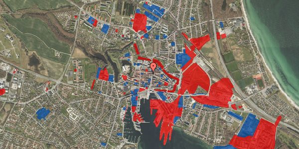 Jordforureningskort på Mellemgade 33, 2. th, 5800 Nyborg