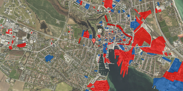 Jordforureningskort på Ole Suhrsgade 7, 5800 Nyborg