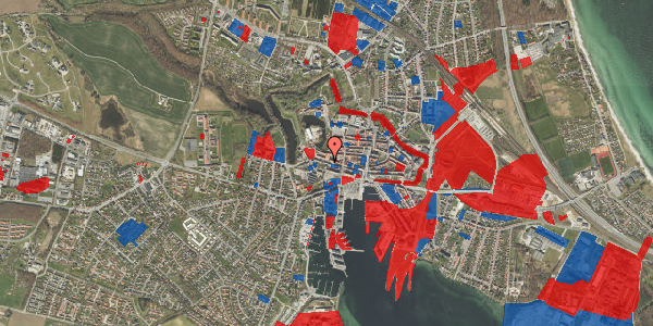 Jordforureningskort på Vestervoldgade 14, st. , 5800 Nyborg