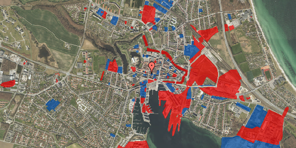 Jordforureningskort på Vestervoldgade 25, st. , 5800 Nyborg