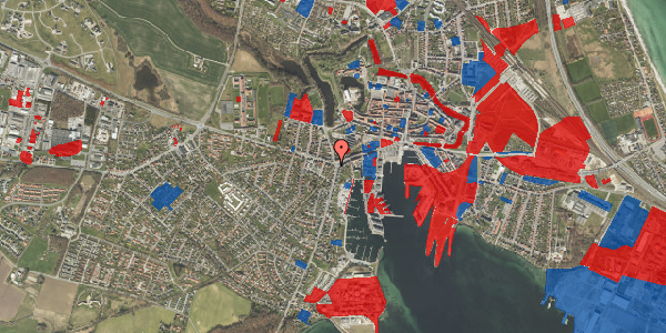 Jordforureningskort på Vindingevej 1, 5800 Nyborg