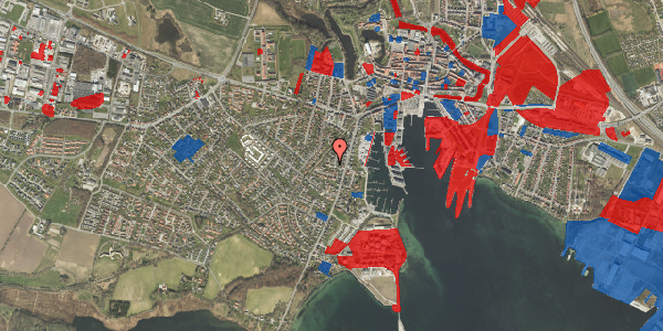 Jordforureningskort på Vinkelvej 17, 5800 Nyborg