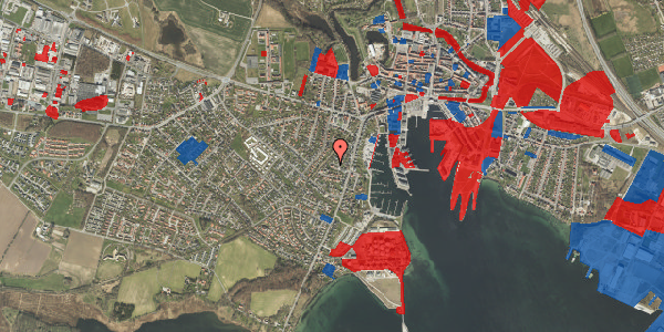 Jordforureningskort på Vinkelvej 19, 5800 Nyborg